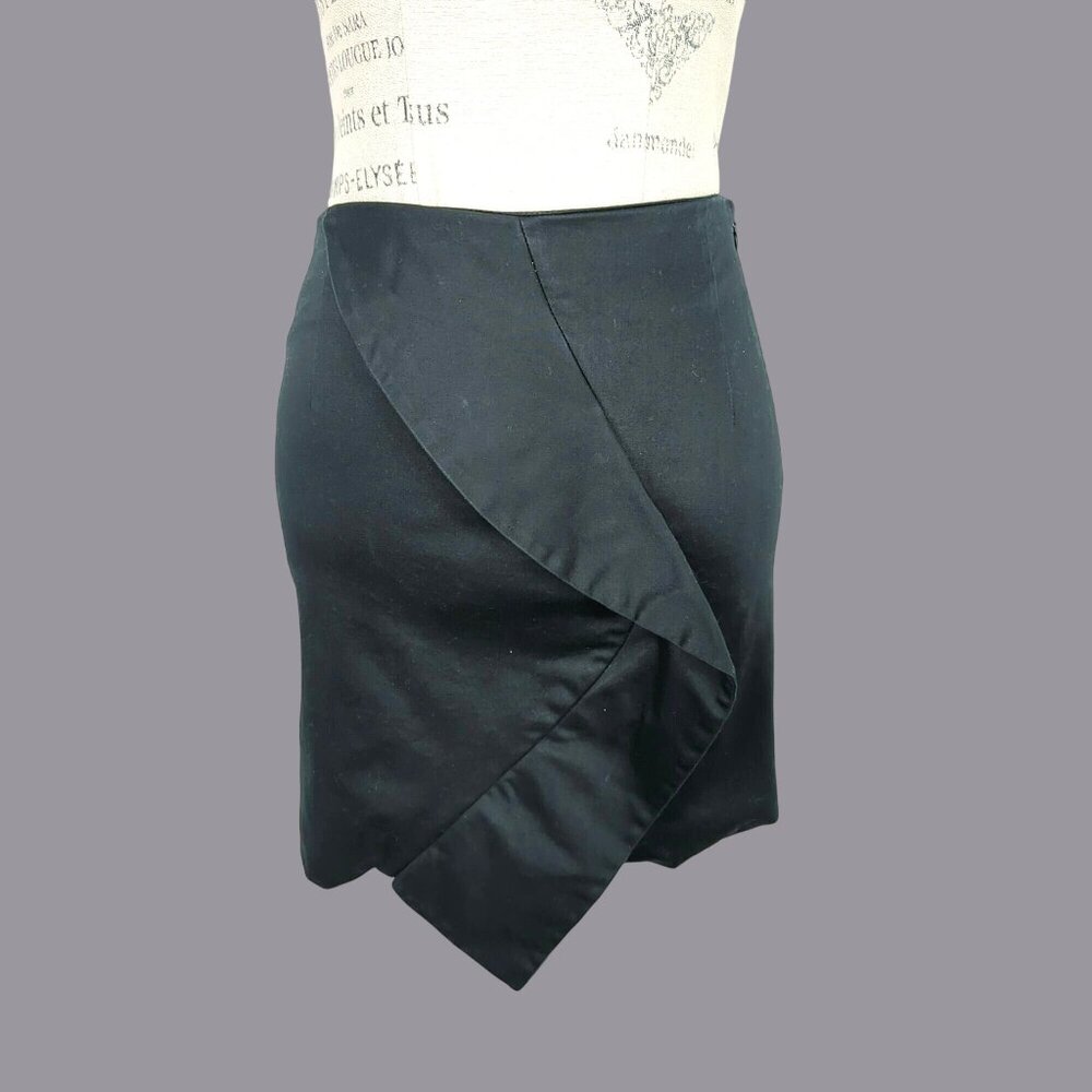 Opening Ceremony Black Mini Skirt X Small Ruffle